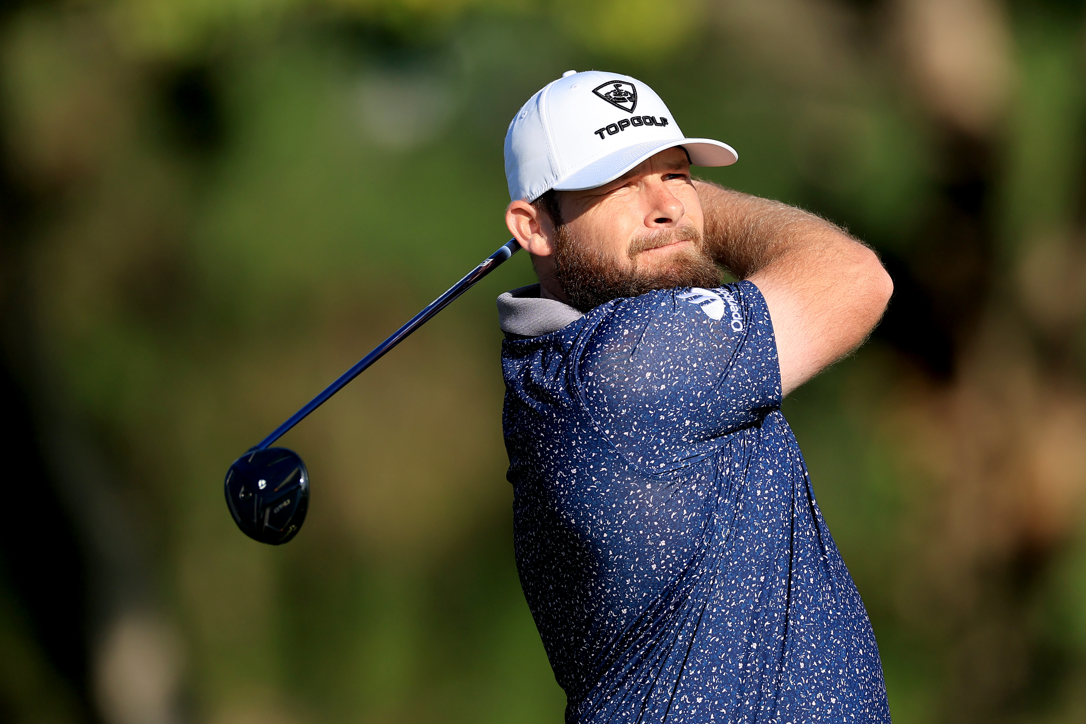 Tyrrell Hatton at the Dubai Desert Classic