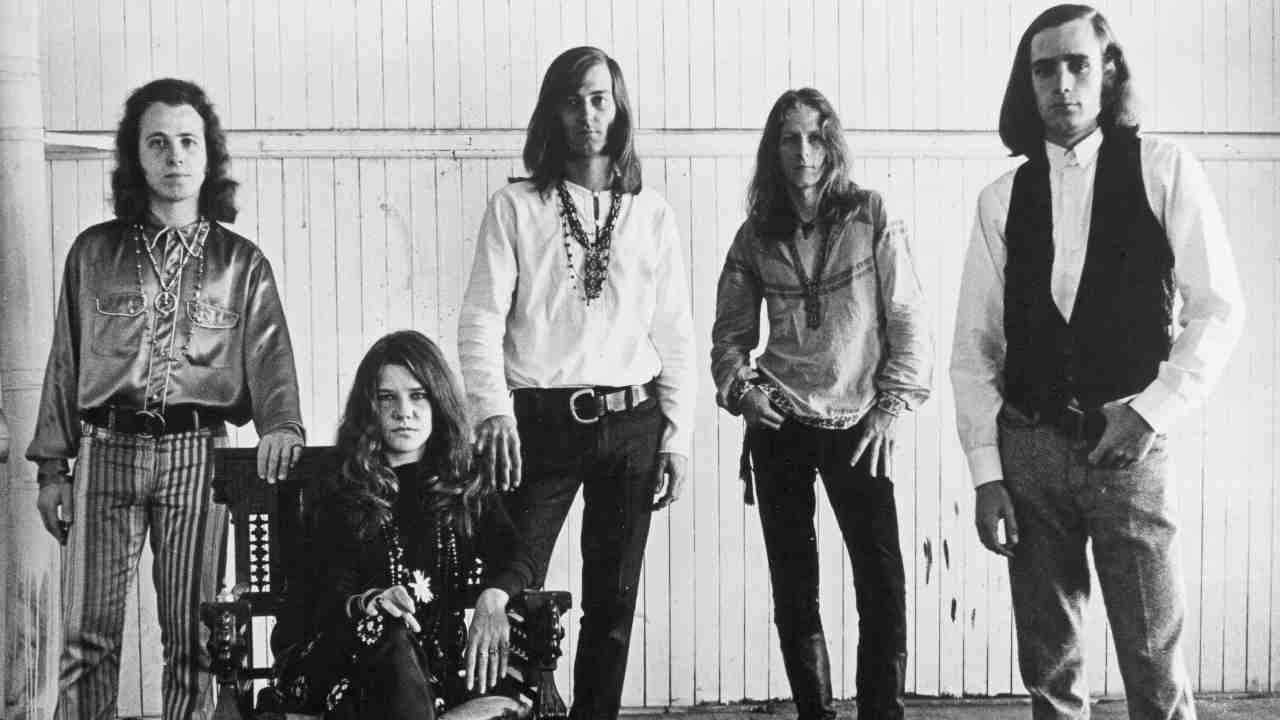 Janis Joplin with Big Brother And The Holding Company in the late 1960s