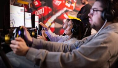 Formula 1 fans drive virtual cars at F1 Exhibition