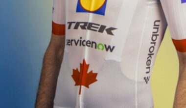 Dear Lidl-Trek, please redo Derek Gee-West’s jersey