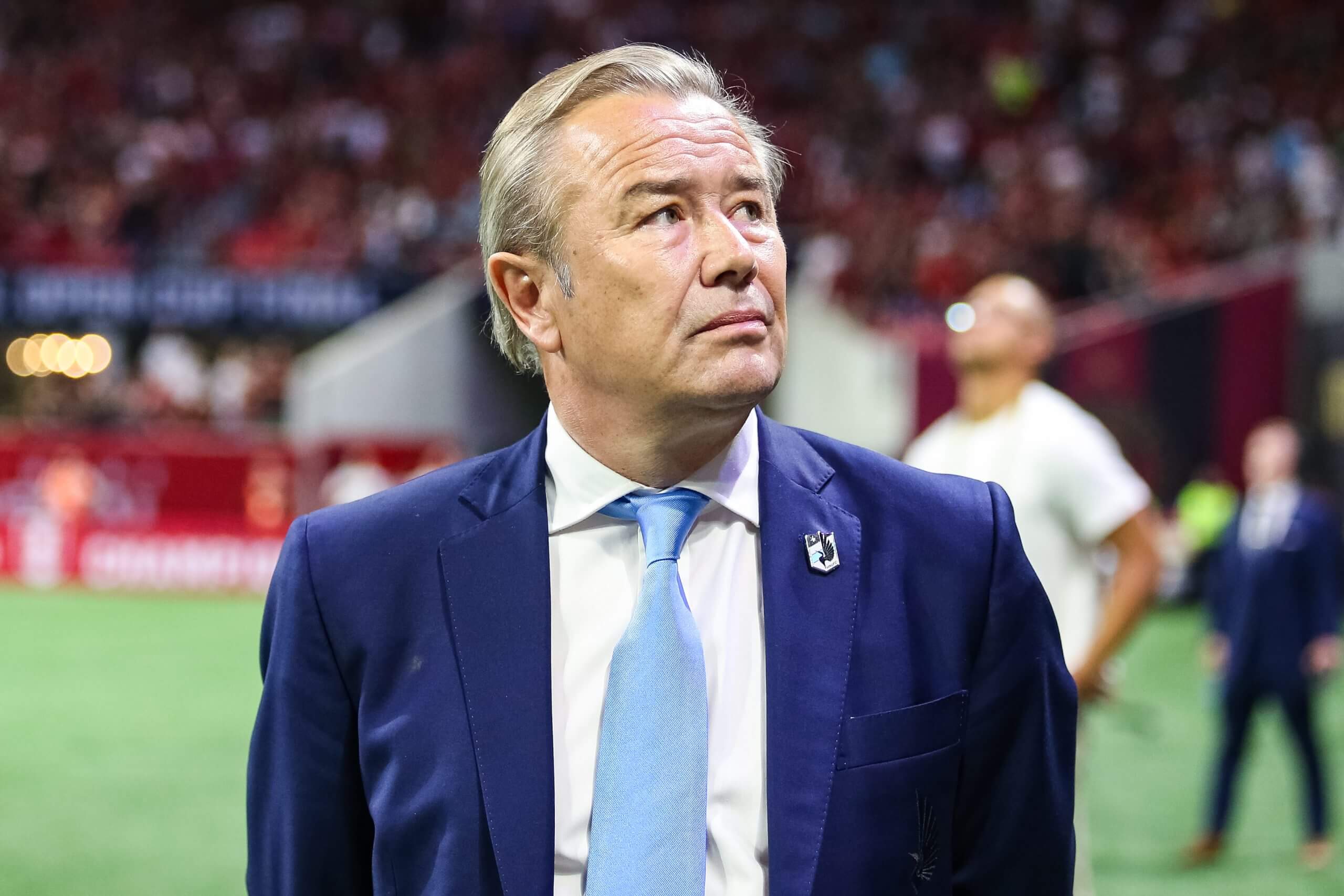 Former Minnesota United manager Adrian Heath