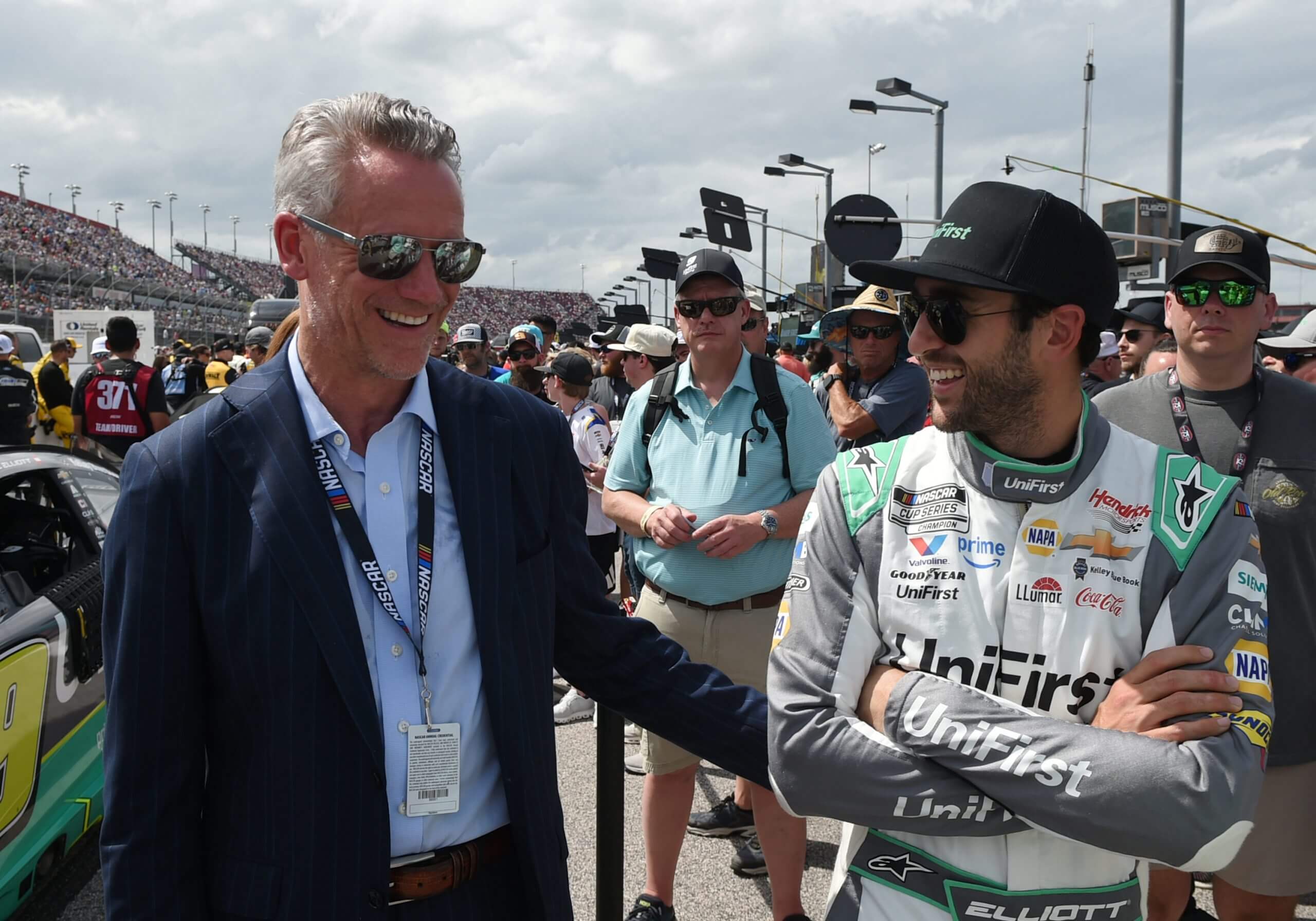 Steve Phelps and Chase Elliott