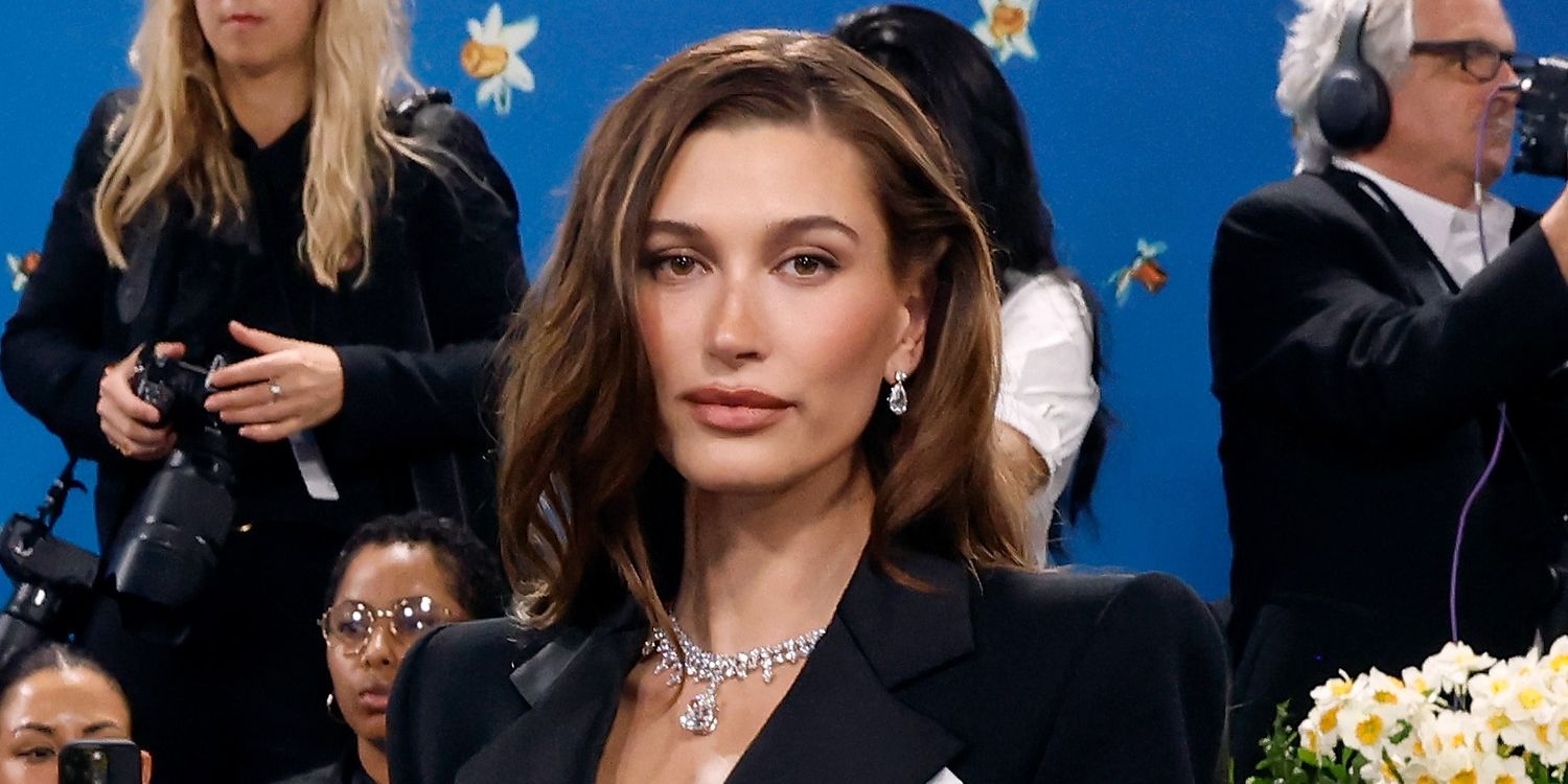 Hailey Bieber Recreates Iconic Gisele Photo in Nothing but Underwear