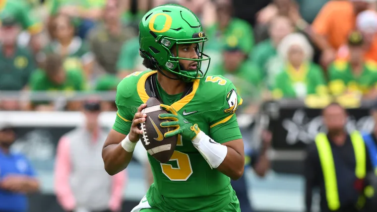 NFL Draft expert makes concerning Jets comment on Dante Moore, top prospects image