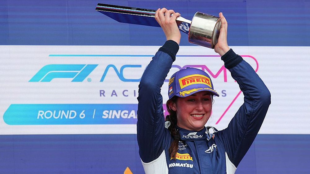 Lia Blocks win in Singapore Race 1 was the ARTs first since Monza in 2023