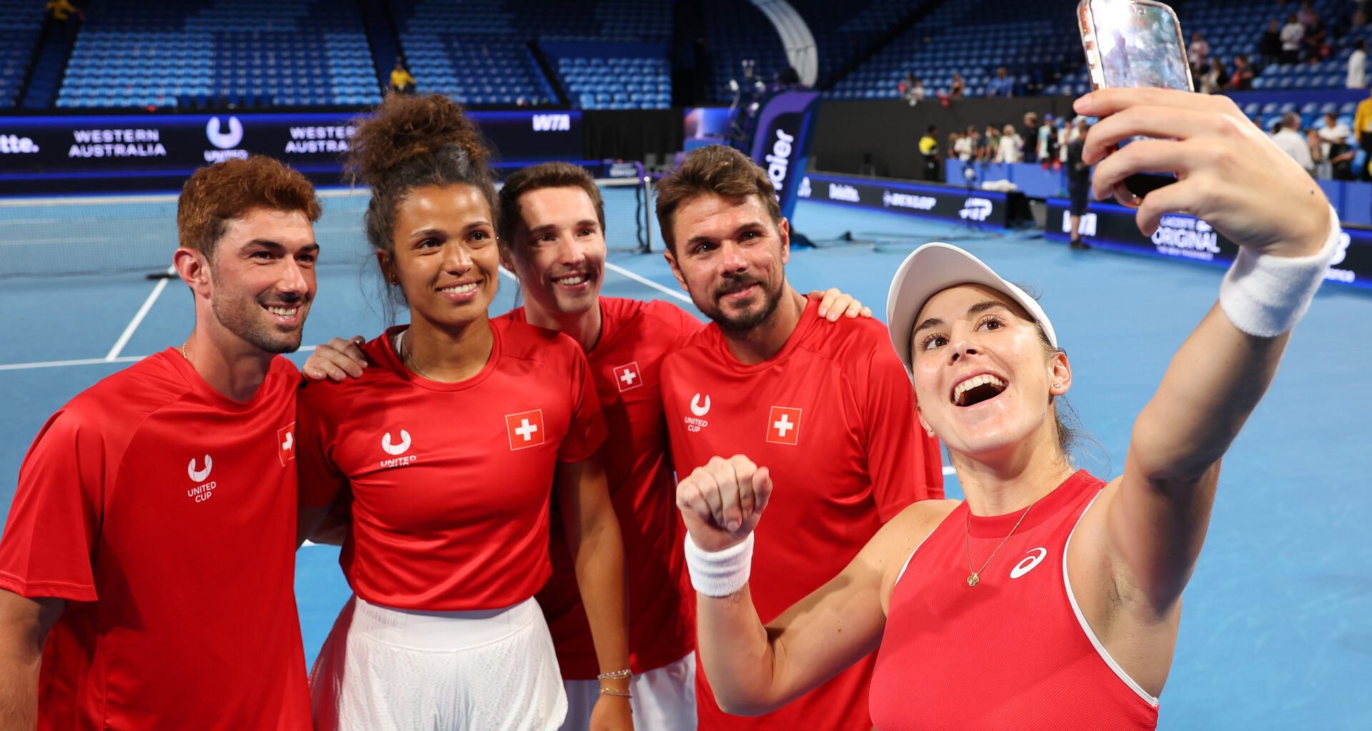 Wawrinka loves to remind us that we're 'living in Belinda's world'