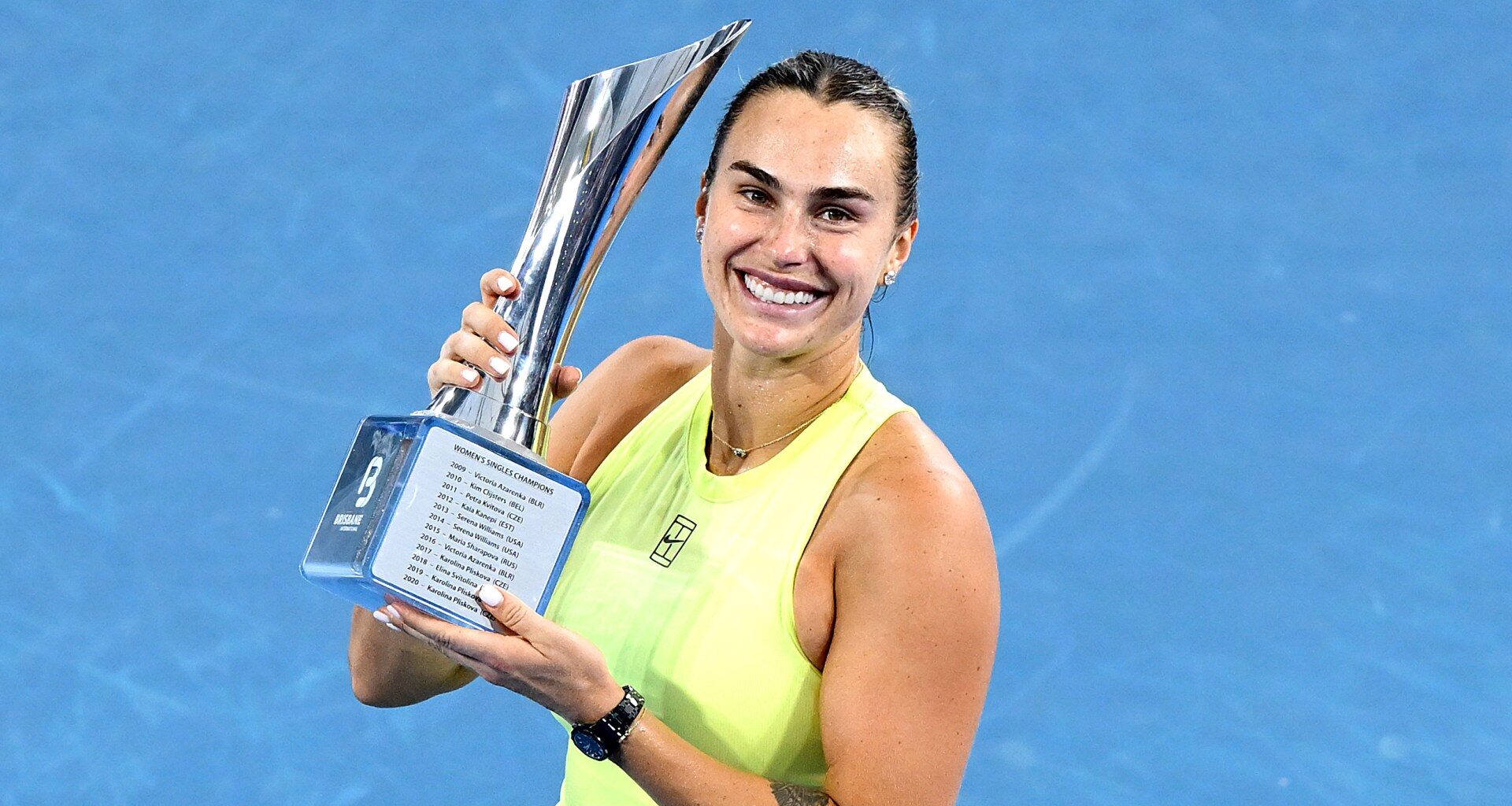 Aryna Sabalenka wins Brisbane title ahead of Australian Open | Tennis News