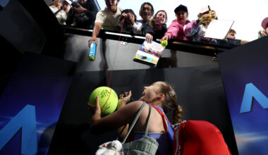 No one is having more fun than Andreeva in Melbourne