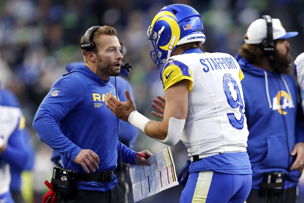 Rams’ Sean McVay snaps when asked if Matthew Stafford is returning next season