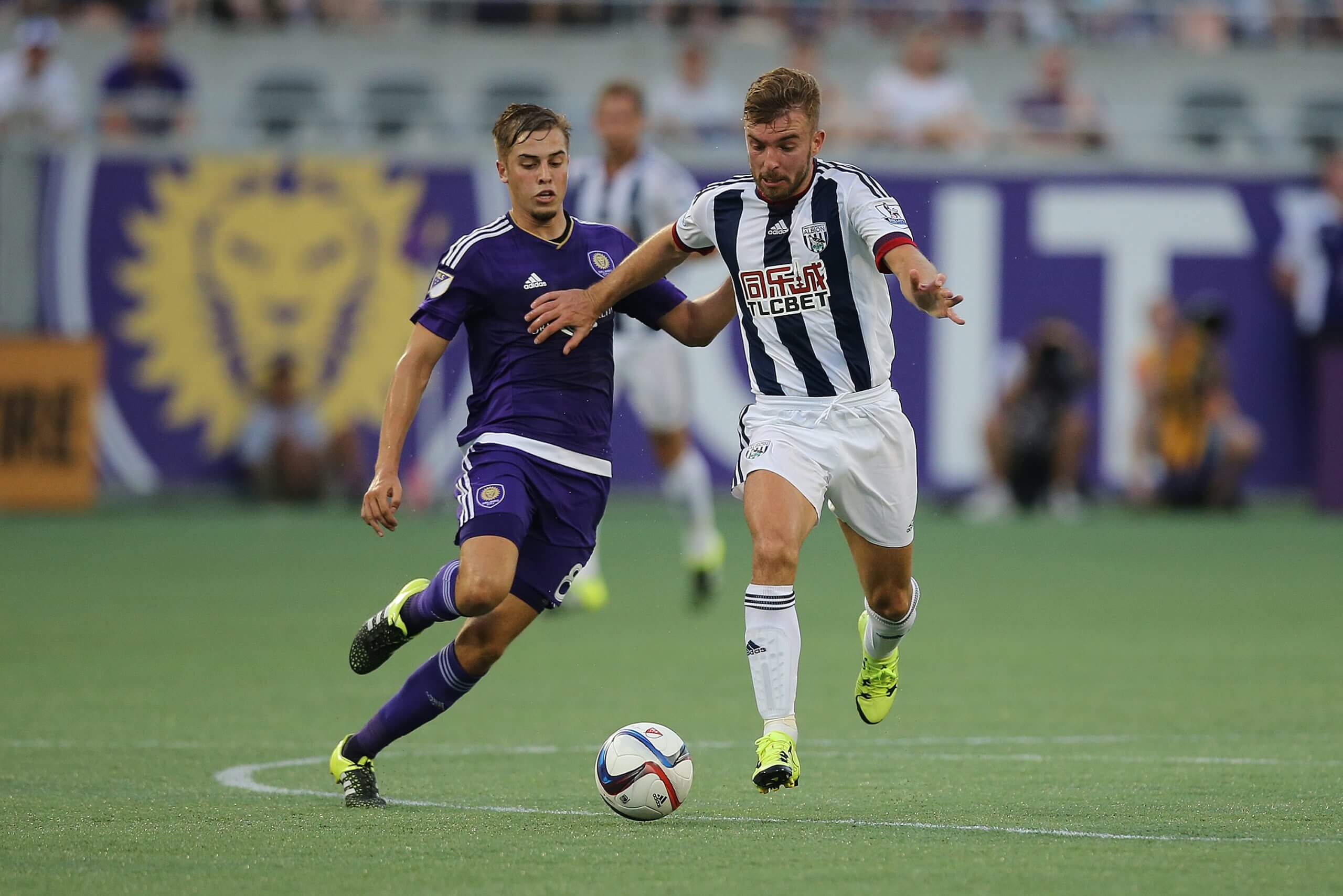 Harrison Heath playing for Orlando City