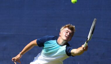 Felix Gill in the 2021 Nottingham Trophy, England