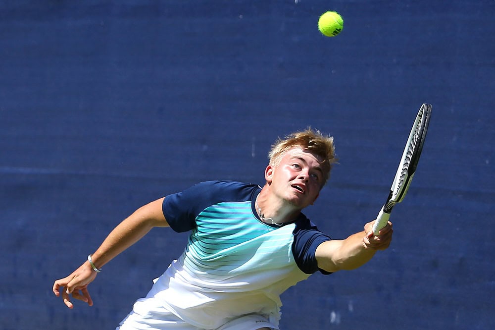 Felix Gill in the 2021 Nottingham Trophy, England