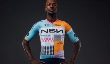 Biniam Girmay sports the new NSN gear