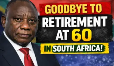 Goodbye to Retirement at 60 in South Africa