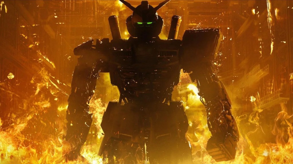 Live-action Gundam movie art