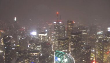 Up to 20 cm expected by Thursday afternoon