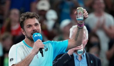 Stan Wawrinka bids farewell at Australian Open with loss to Taylor Fritz