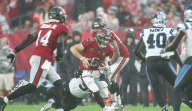 Panthers vs. Buccaneers score, live updates: Tampa Bay leads Carolina 13-7 to start second half