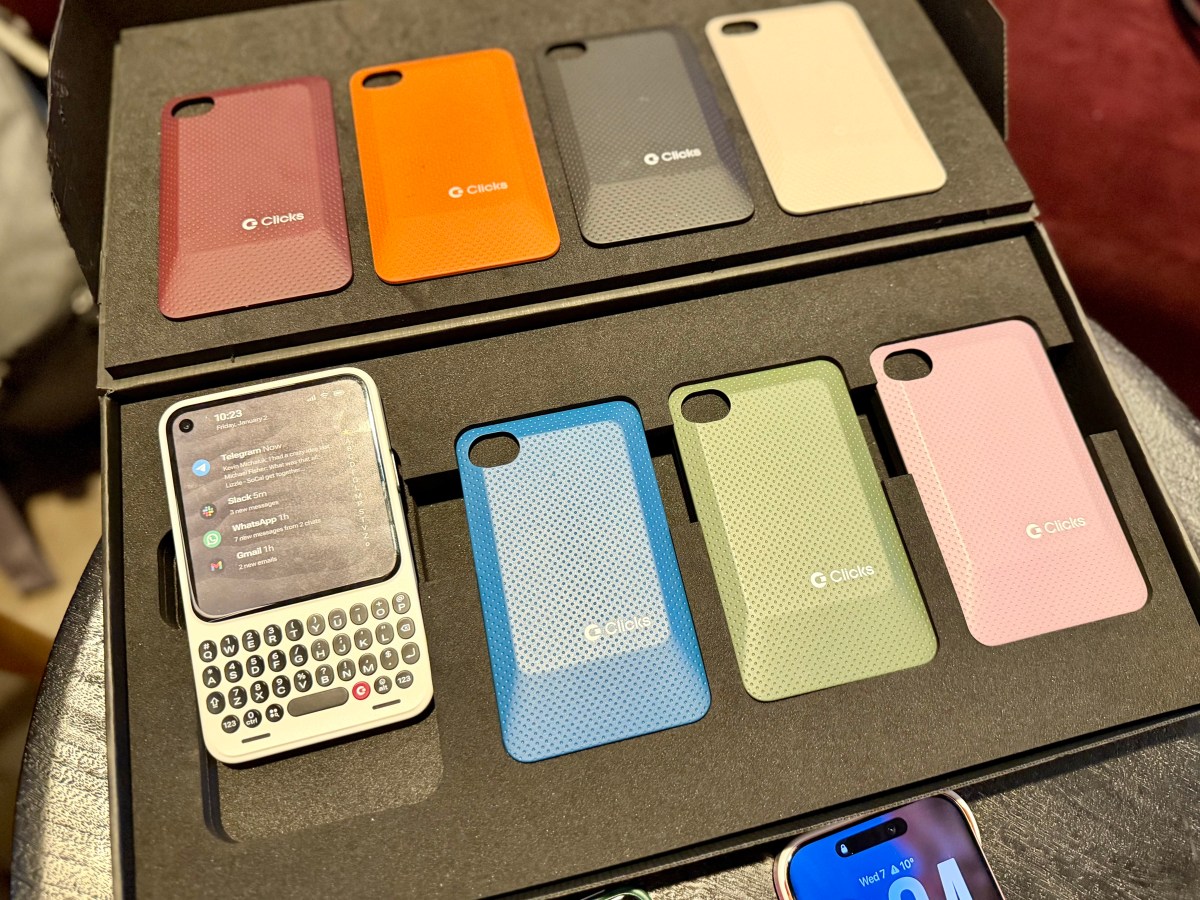 Hands on with a prototype of Clicks' Communicator, a new BlackBerry-like smartphone