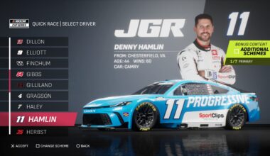 Every Base Paint Scheme in iRacing's NASCAR 25 Console Game