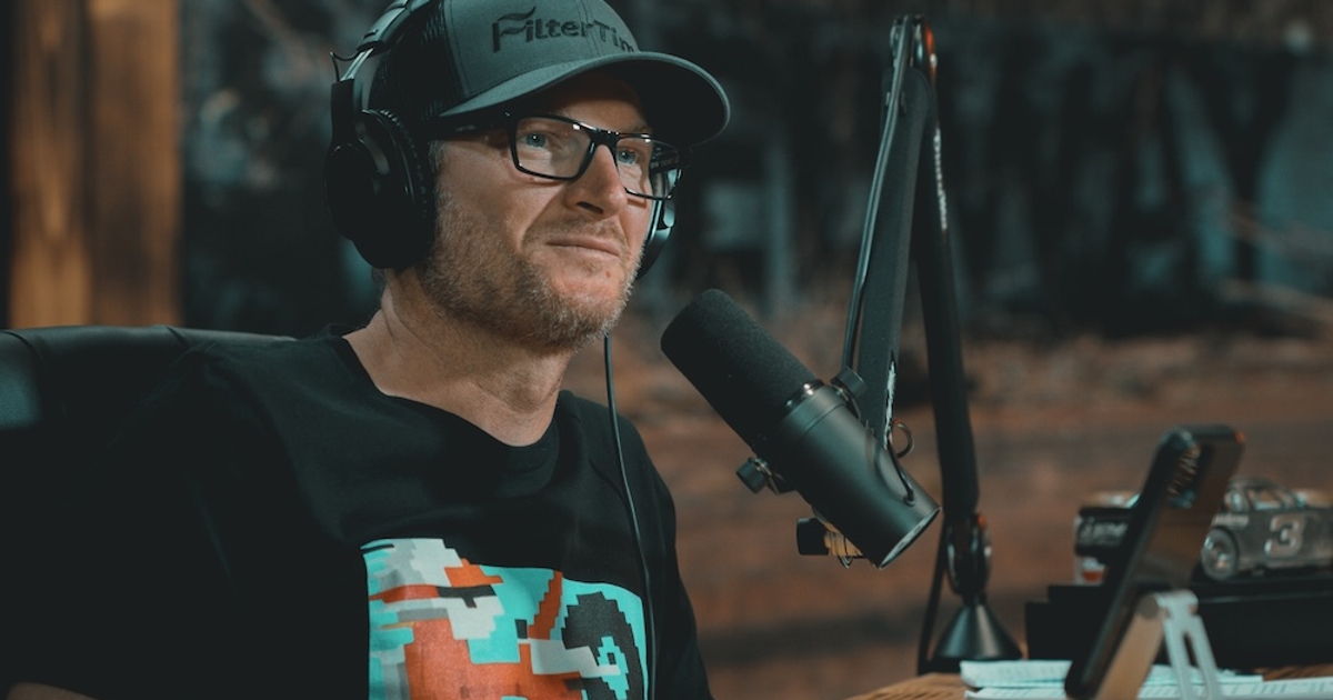 How Dale Jr. is continuing to find – and use – his voice in the NASCAR media landscape