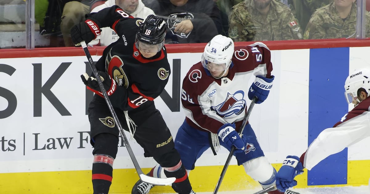 Ottawa Senators hand league-leading Colorado Avalanche third loss in four games with victory