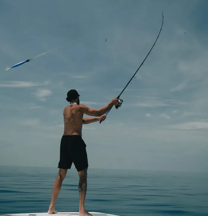 Ben Simmons fishing