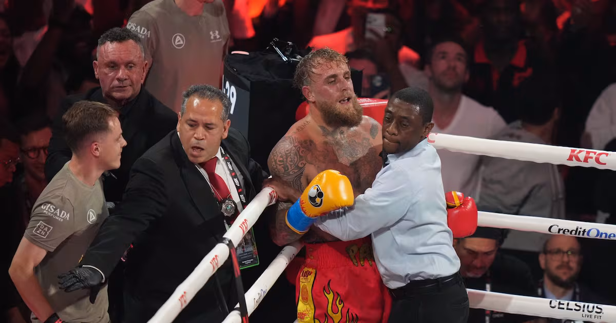Jake Paul drops out of WBA cruiserweight rankings after loss to Anthony Joshua - CTV News