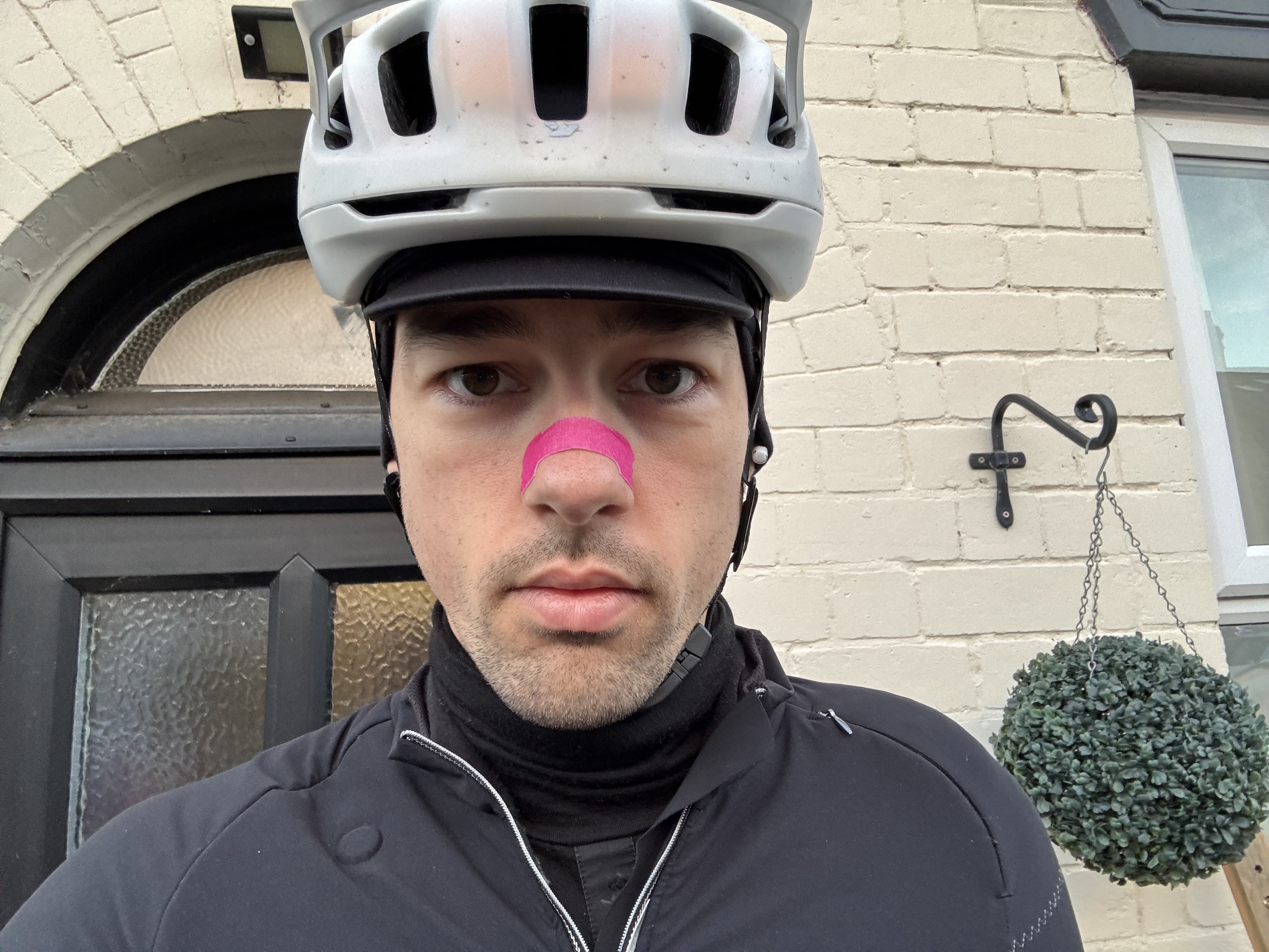 Nasal strips for cycling