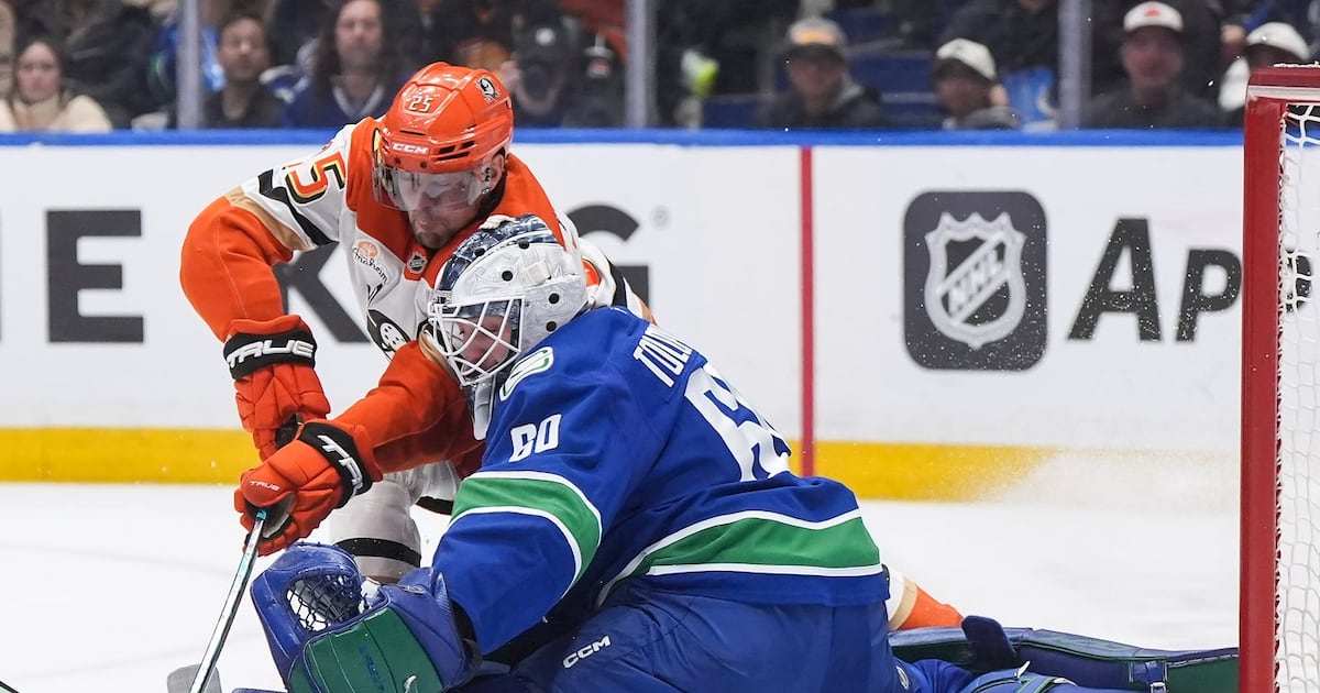 Tolopilo shines in Canucks win but denied shutout due to concussion protocol