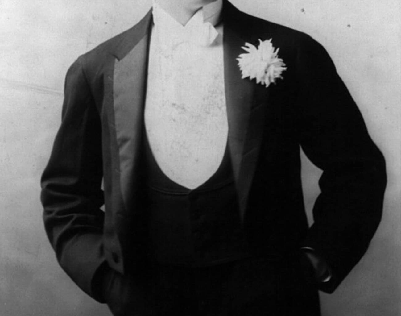 James J. Corbett, heavyweight champion from 1892 to 1897, in a studio portrait