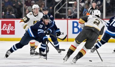 'Groundhog Day': Jets fall to Golden Knights in OT for 10th straight loss