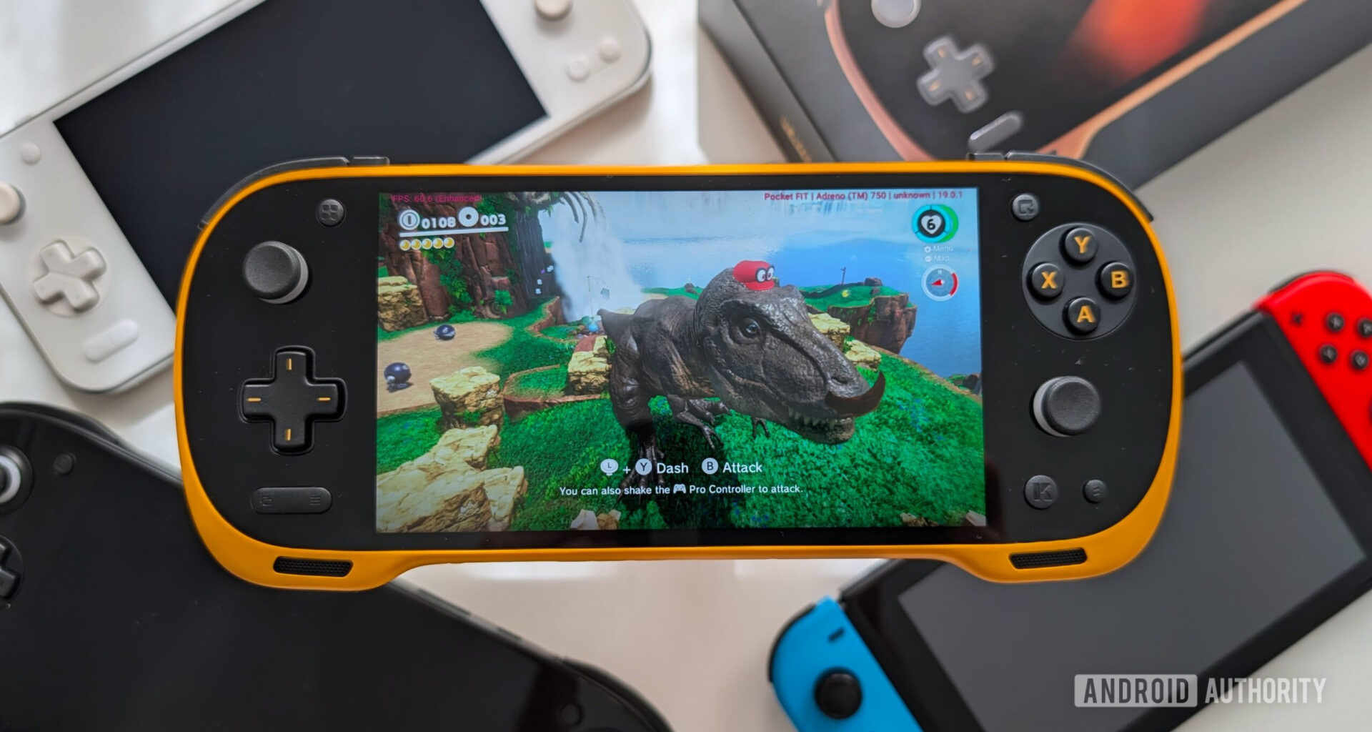 KONKR Pocket FIT switch emulation Mario Odyssey