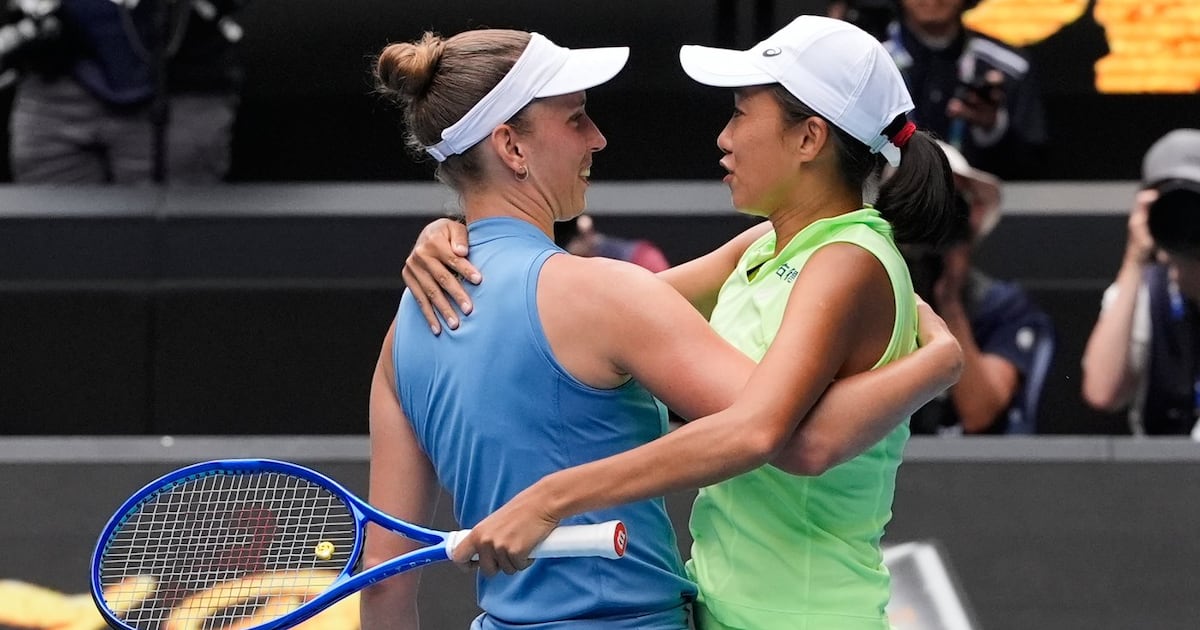 Elise Mertens, Zhang Shuai win Australian Open women’s doubles title