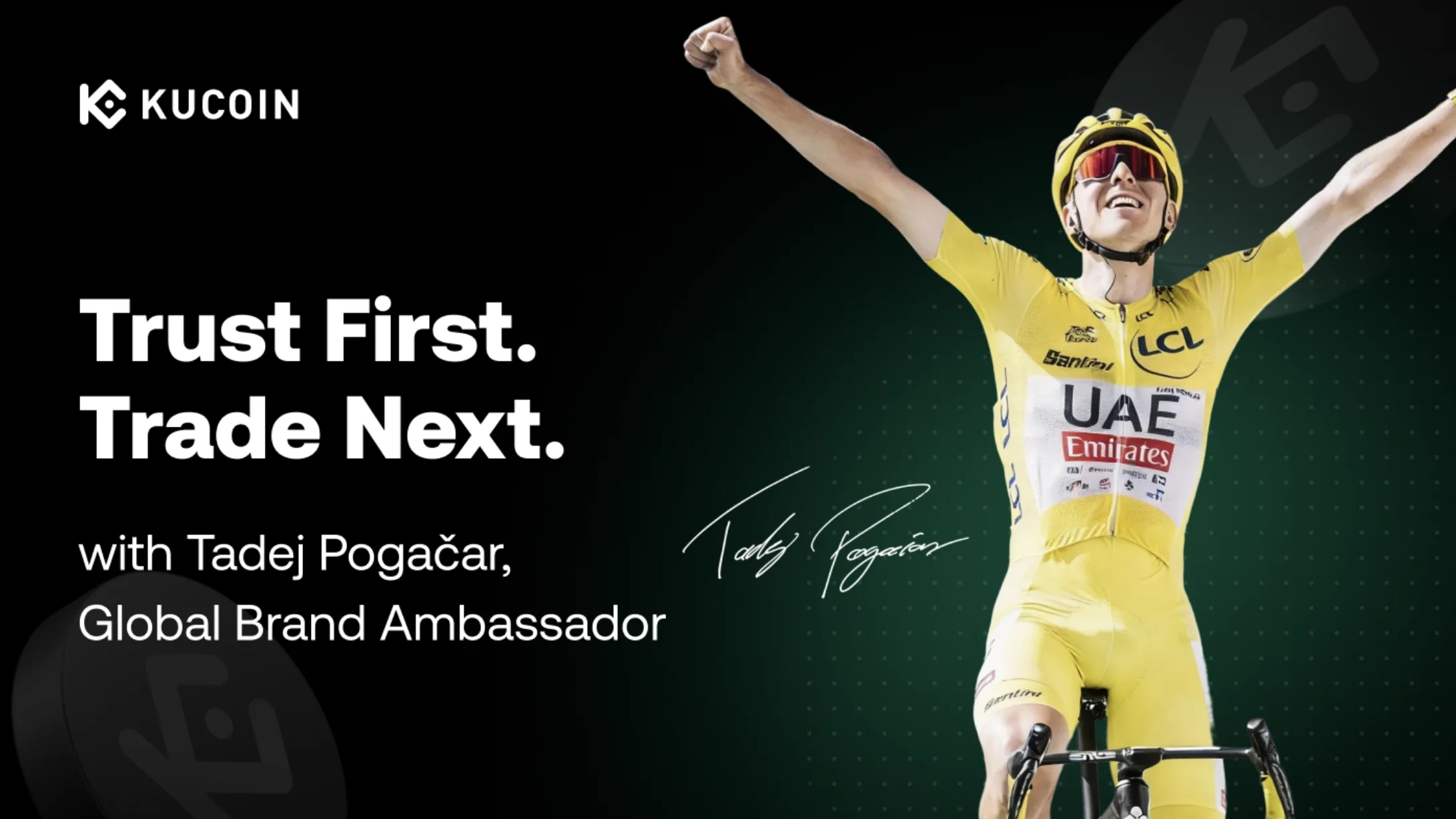 KuCoin partners with Tadej Pogačar in one of the few value-driven collaborations between crypto and elite cycling - 2