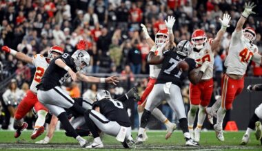‘Failed soccer player’ gives Las Vegas Raiders rare reason to celebrate