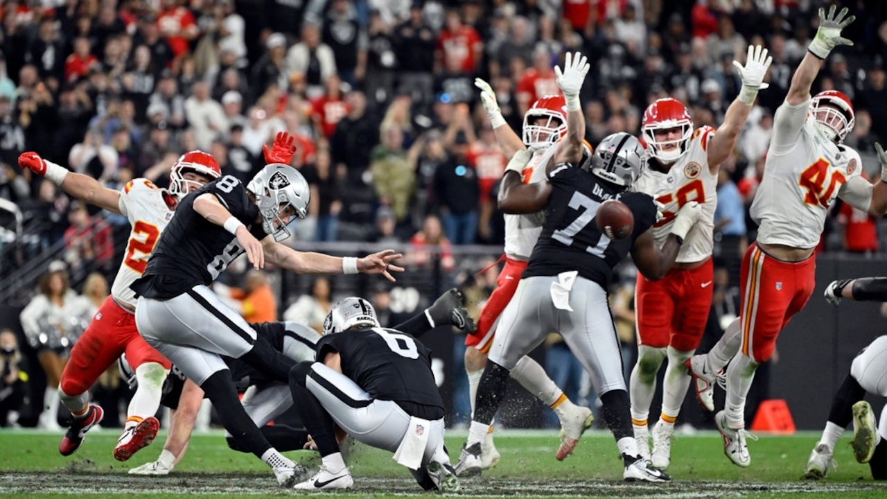‘Failed soccer player’ gives Las Vegas Raiders rare reason to celebrate