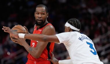 Kevin Durant’s season-high 39 points lift Houston Rockets over Minnesota Timberwolves