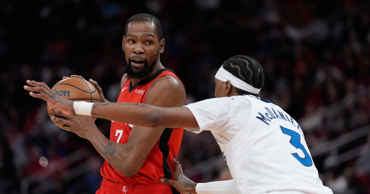 Kevin Durant’s season-high 39 points lift Houston Rockets over Minnesota Timberwolves