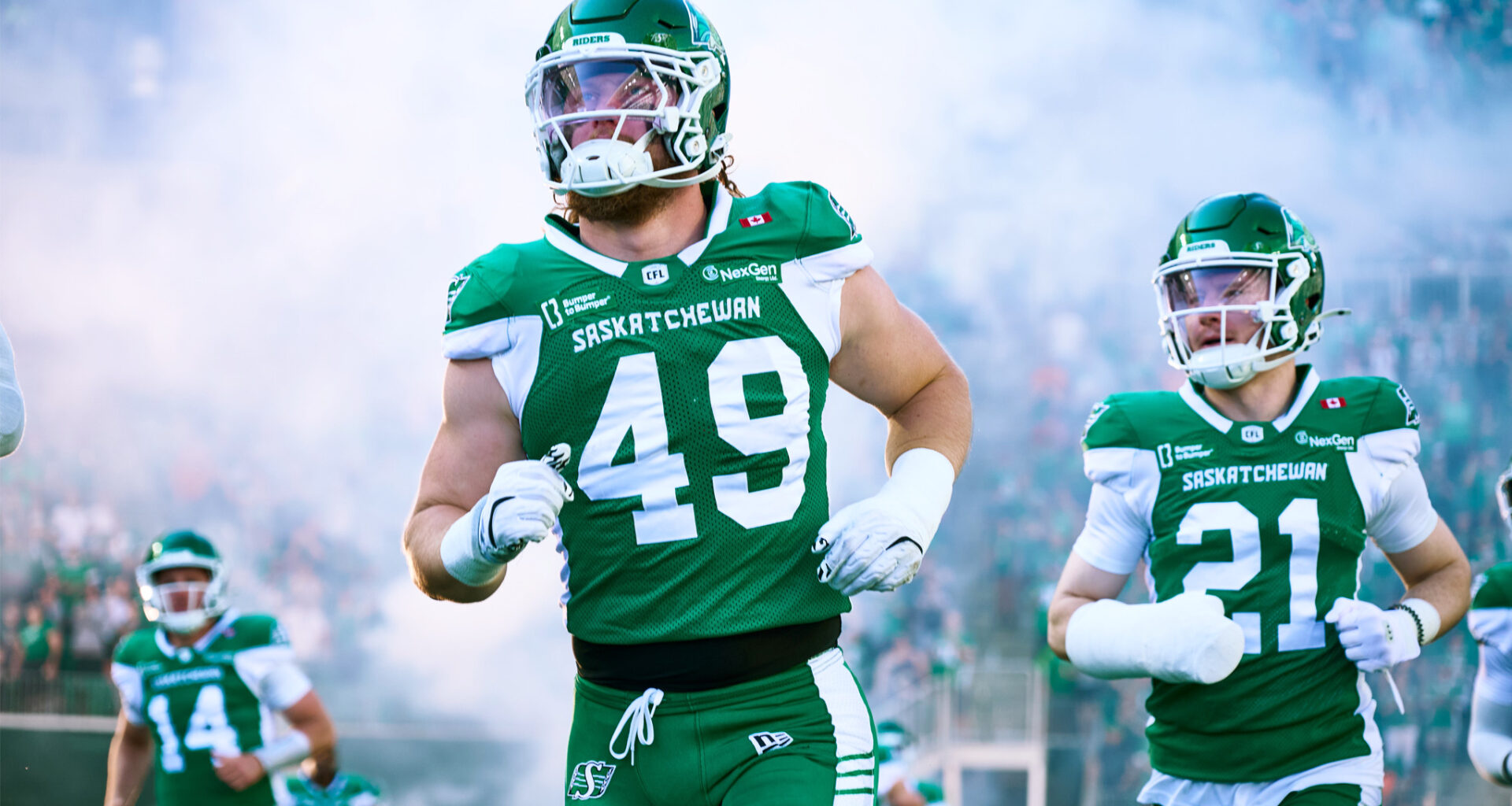 Riders extend defensive lineman Lake Korte-Moore