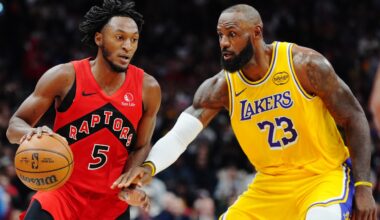 Raptors' Quickley, Lakers' James and Doncic questionable on Sunday