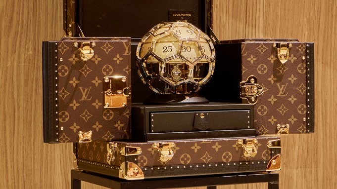 Louis Vuitton Is Auctioning Off a Unique Soccer Ball-Shaped Clock