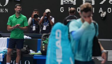 'I was lucky' says Djokovic after setting up Australian Open semifinal against Sinner