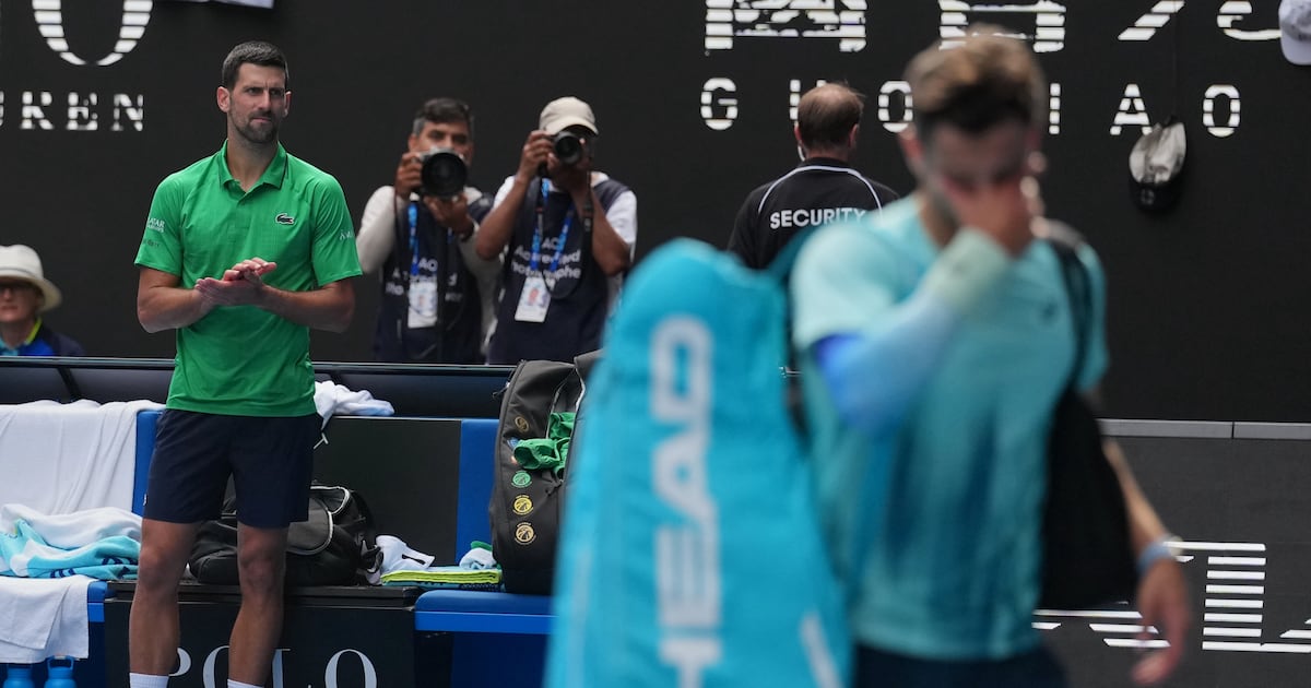 'I was lucky' says Djokovic after setting up Australian Open semifinal against Sinner