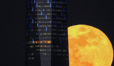 January’s full wolf supermoon and Quadrantid meteor