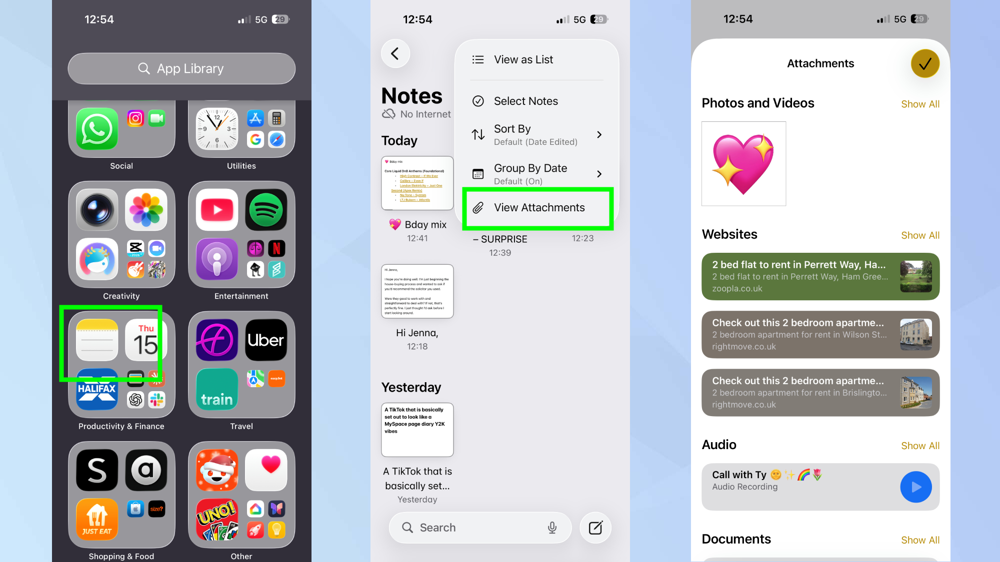 How to view your attachments in Notes on iPhone