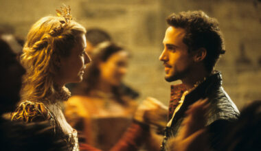 Gwyneth Paltrow in her Oscar-winning role as Viola and Joseph Fiennes as the Bard in Shakespeare in Love, which won seven Academy Awards in 1999.