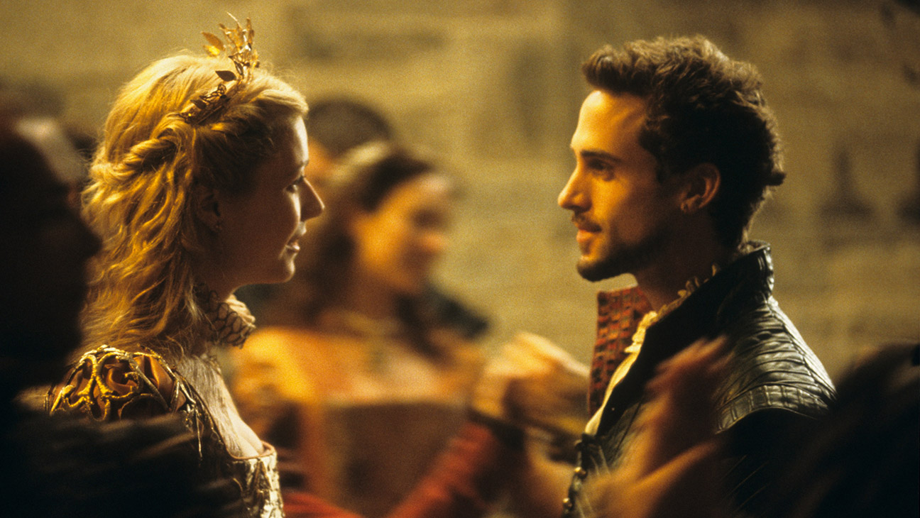 Gwyneth Paltrow in her Oscar-winning role as Viola and Joseph Fiennes as the Bard in Shakespeare in Love, which won seven Academy Awards in 1999.