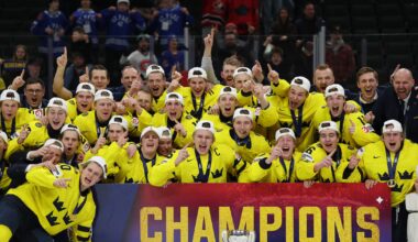 Sweden holds off Czechia to capture first gold medal at World Juniors since 2012