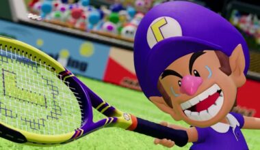 Mario Tennis Fever Baby Waluigi